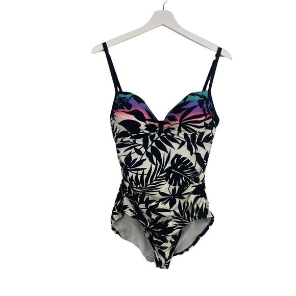 Coco Reef Womens Swimsuit 32C/34C Tie Back One-Piece - Picture 1 of 8